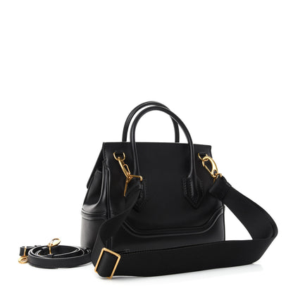 Versace Calfskin Crystal Stud Palazzo Empire Bag Black 3 of 9