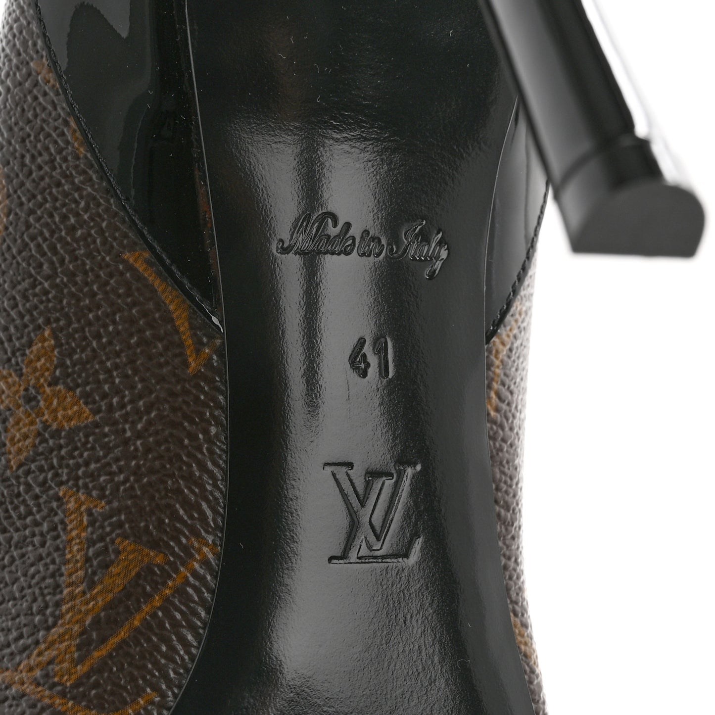 Monogram Cherie Pumps 41 Black