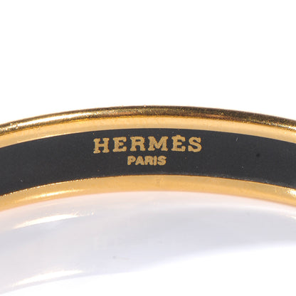 Hermes Enamel Printed Chasse au Bois Narrow Bracelet 65 3 of 5