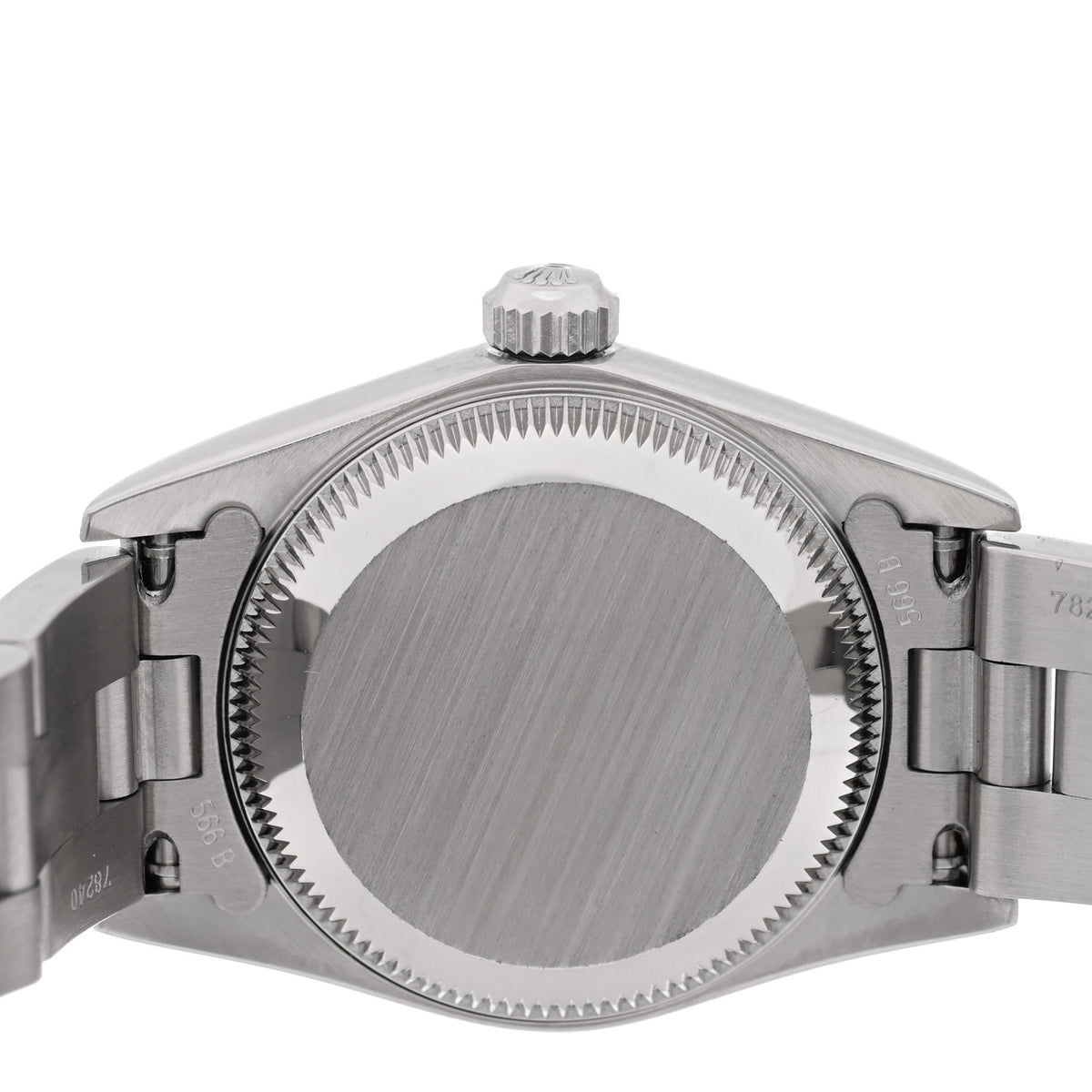Stainless Steel 24mm Oyster Perpetual Watch Black 76080