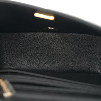 Chanel Lambskin Resin Crystal Square Quilted Mini Monacoco Flap Black 5 of 10