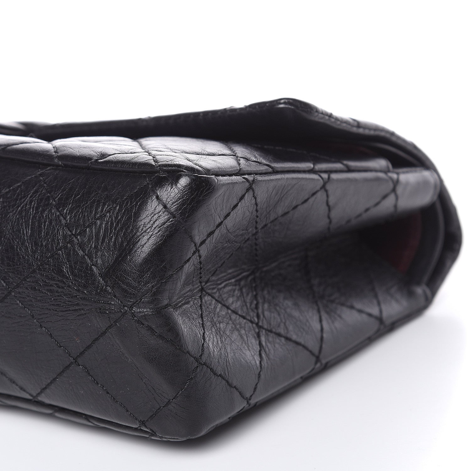Chanel Aged Calfskin Quilted 2.55 Reissue 226 Flap Black 9 of 14