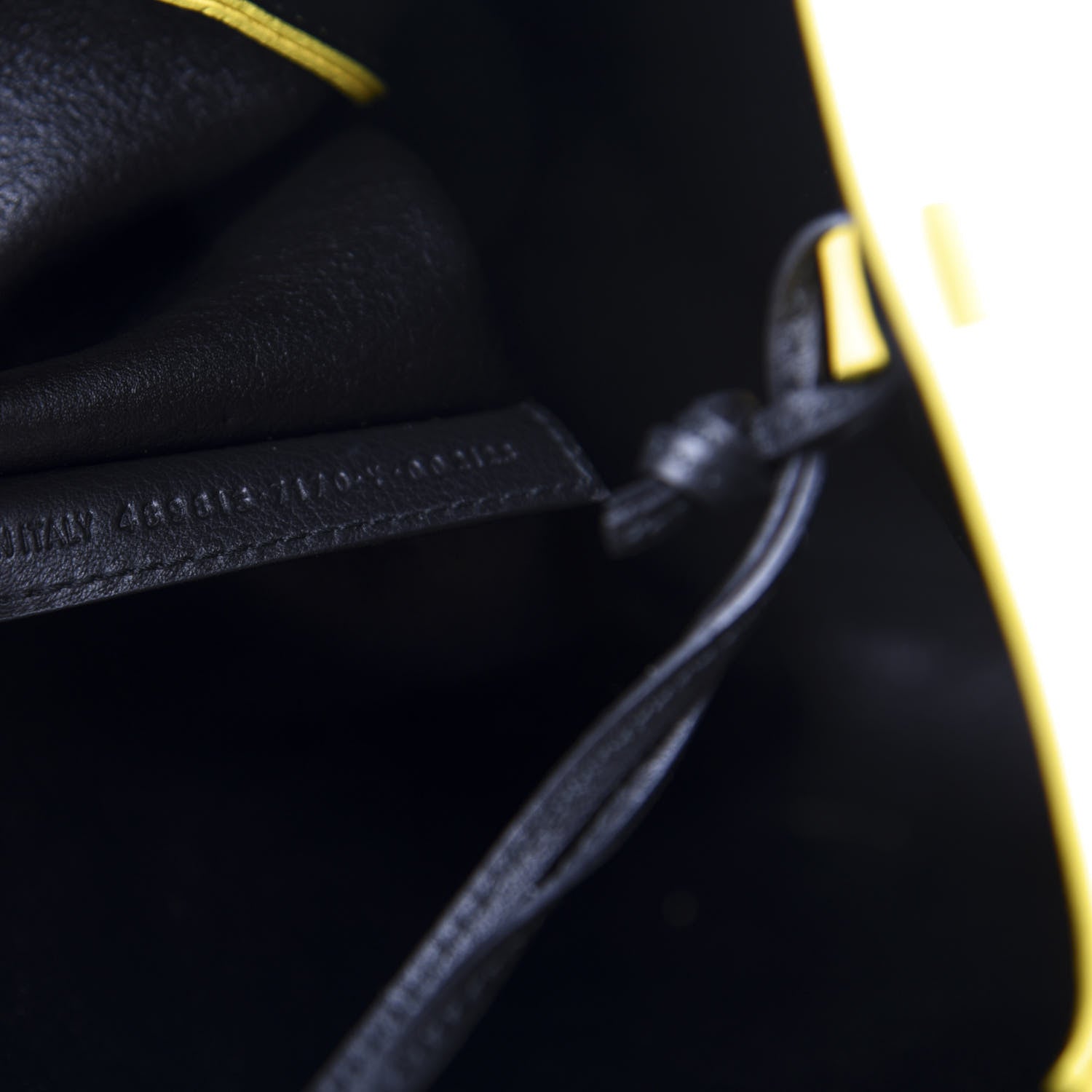 Balenciaga Calfskin XS Everyday Tote Yellow Black 11 of 14