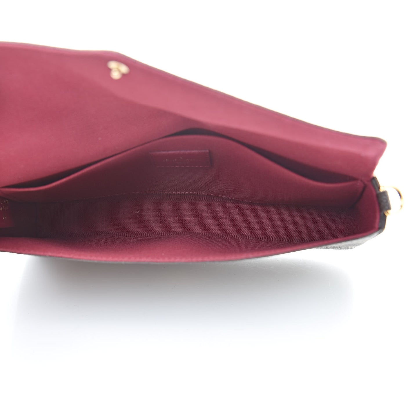 Monogram Pochette Felicie Chain Wallet Fuchsia