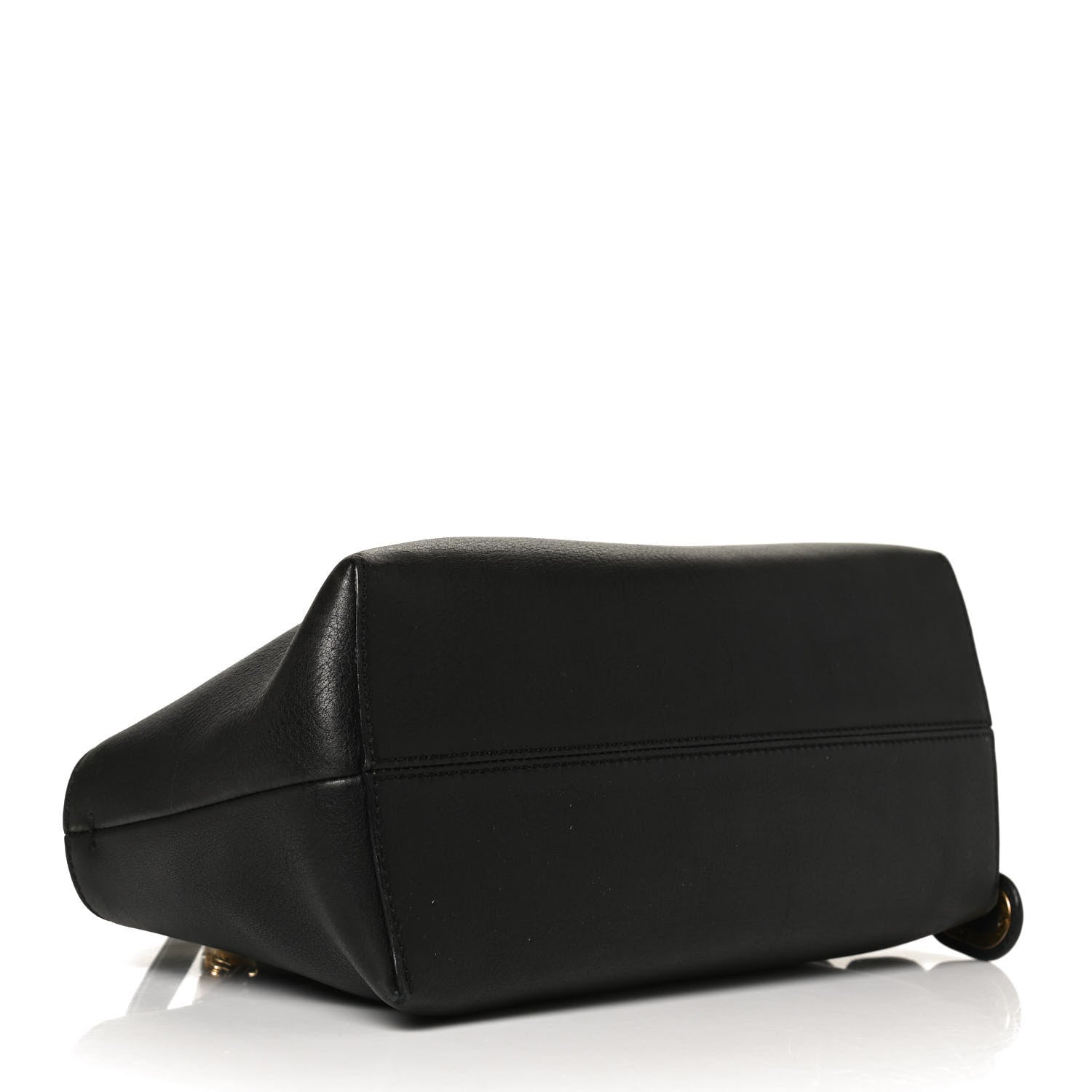 Fendi Vitello Dolce Chain Tail Gold Edition Medium By The Way Boston Bag Black Vintage Gold 3 of 13