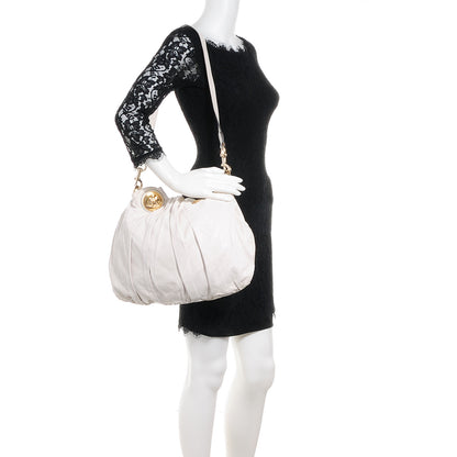Gucci Leather Medium Hysteria Top Handle Bag White 2 of 7