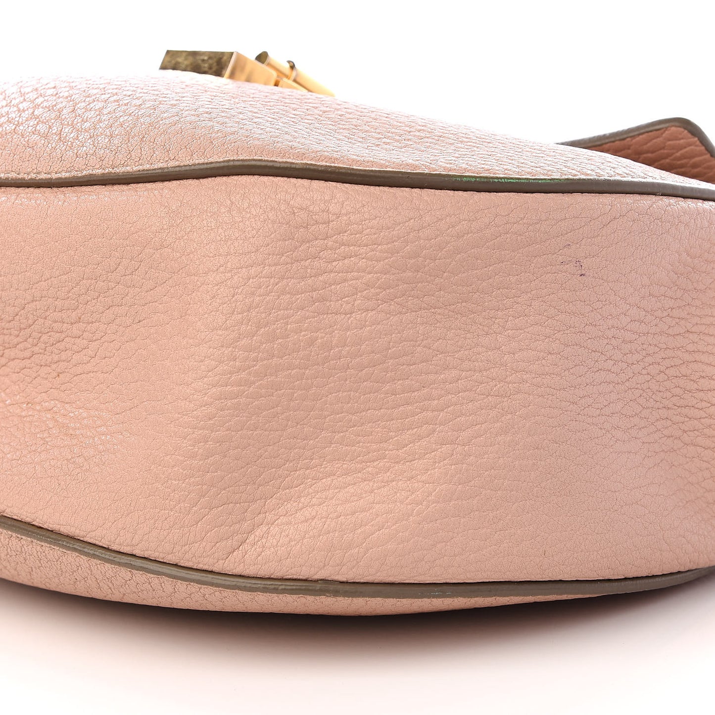Grained Lambskin Drew Shoulder Bag Cement Pink