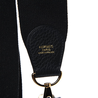 Hermes Taurillon Clemence Evelyne III PM Black 9 of 12