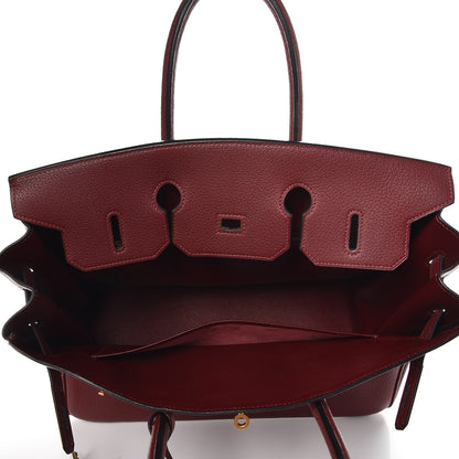 Hermes Fjord Birkin 35 Rouge H 8 of 37