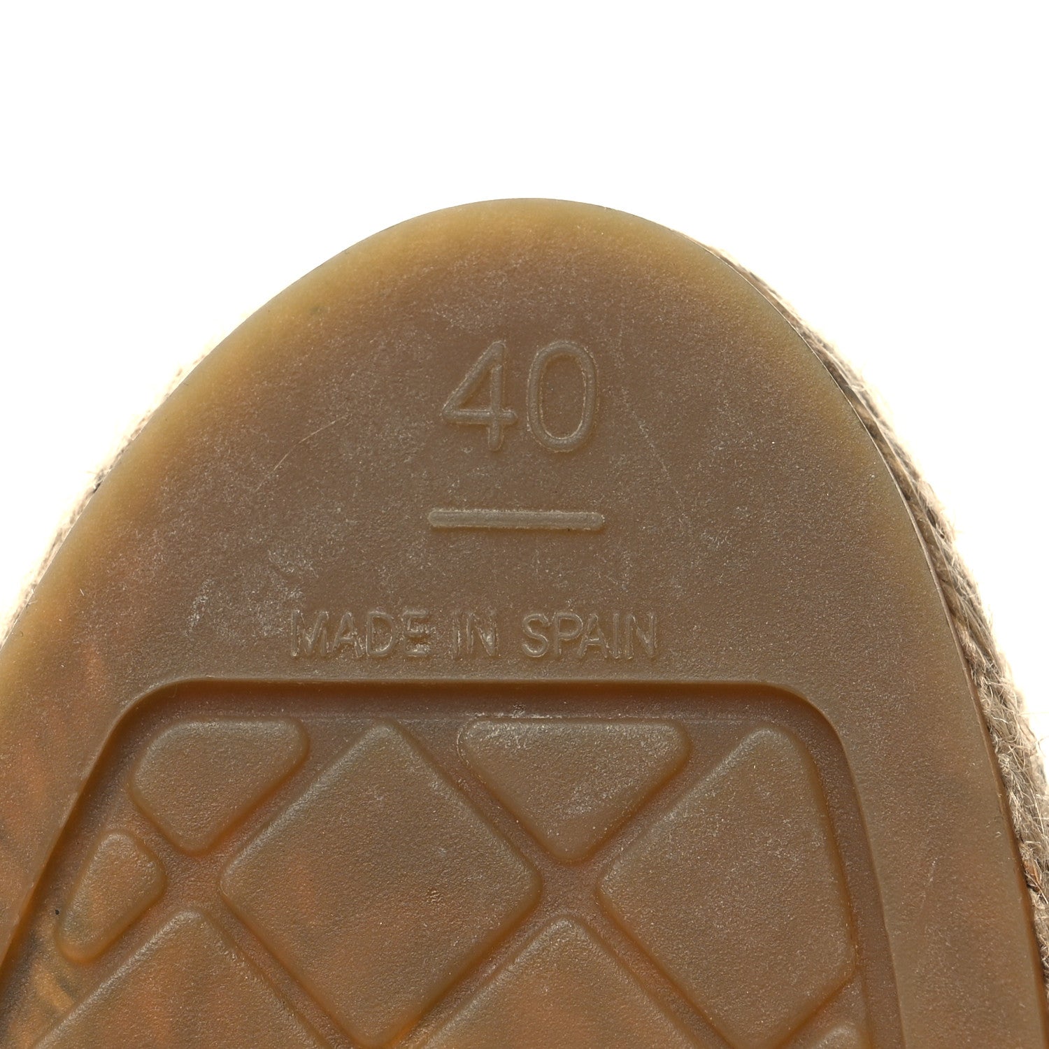 Chanel Lambskin CC Espadrilles 40 Beige Black 8 of 11