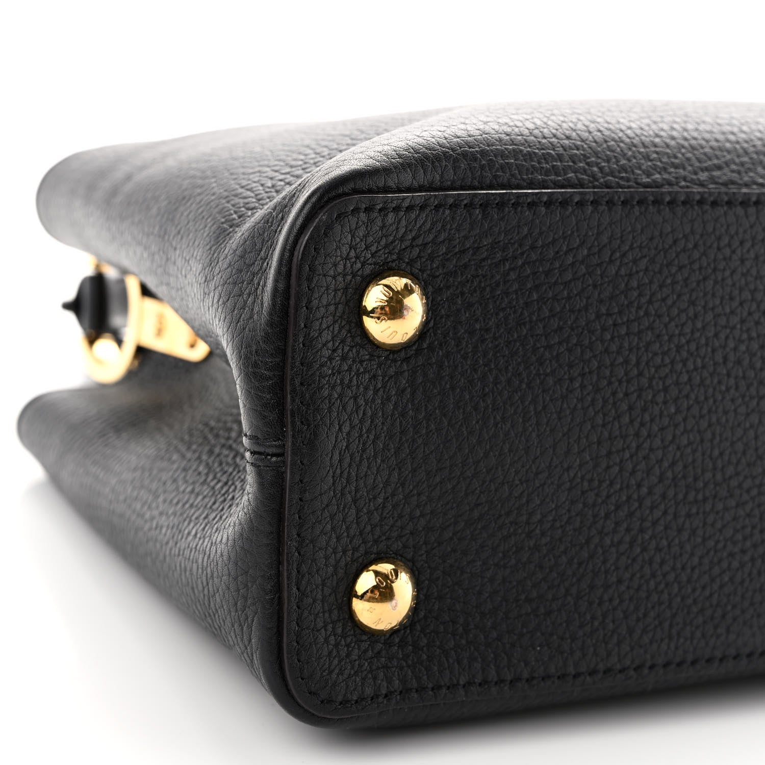 Louis Vuitton Taurillon Capucines PM Black 8 of 10