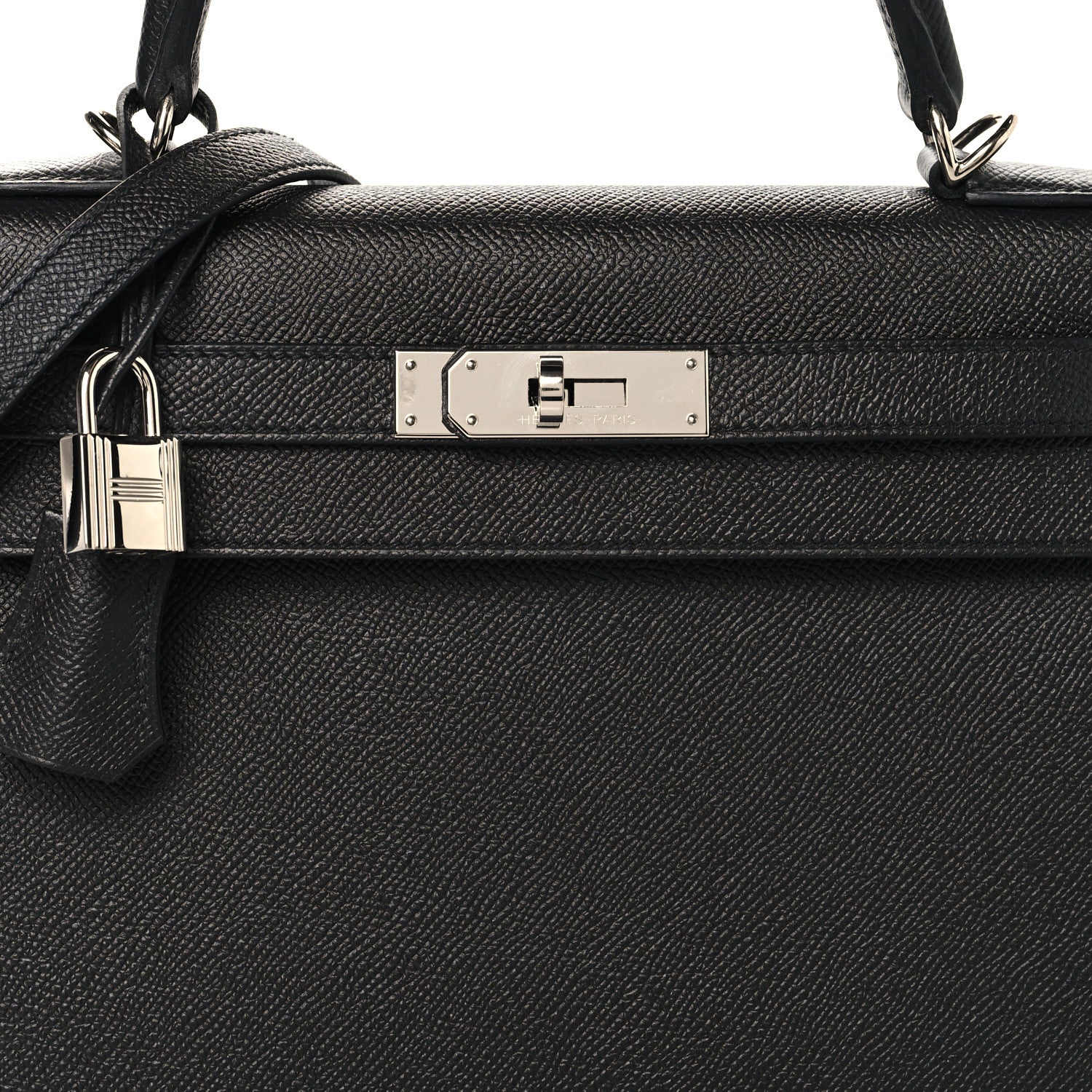 Hermes Epsom Kelly Sellier 28 Black 8 of 13