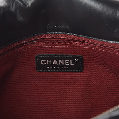 Chanel Glazed Calfskin Quilted Large Coco Soft Flap Black 6 of 10