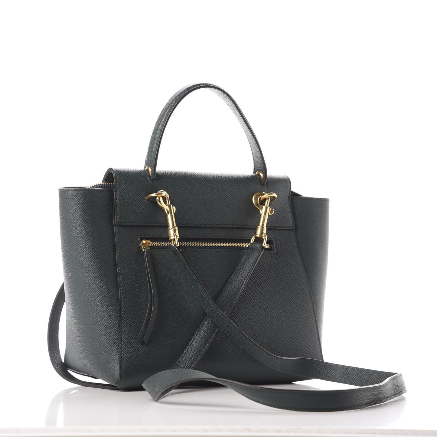Baby Grained Calfskin Micro Belt Bag Amazone