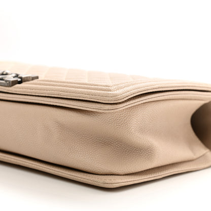 Chanel Caviar Quilted New Medium Boy Flap Beige 10 of 10
