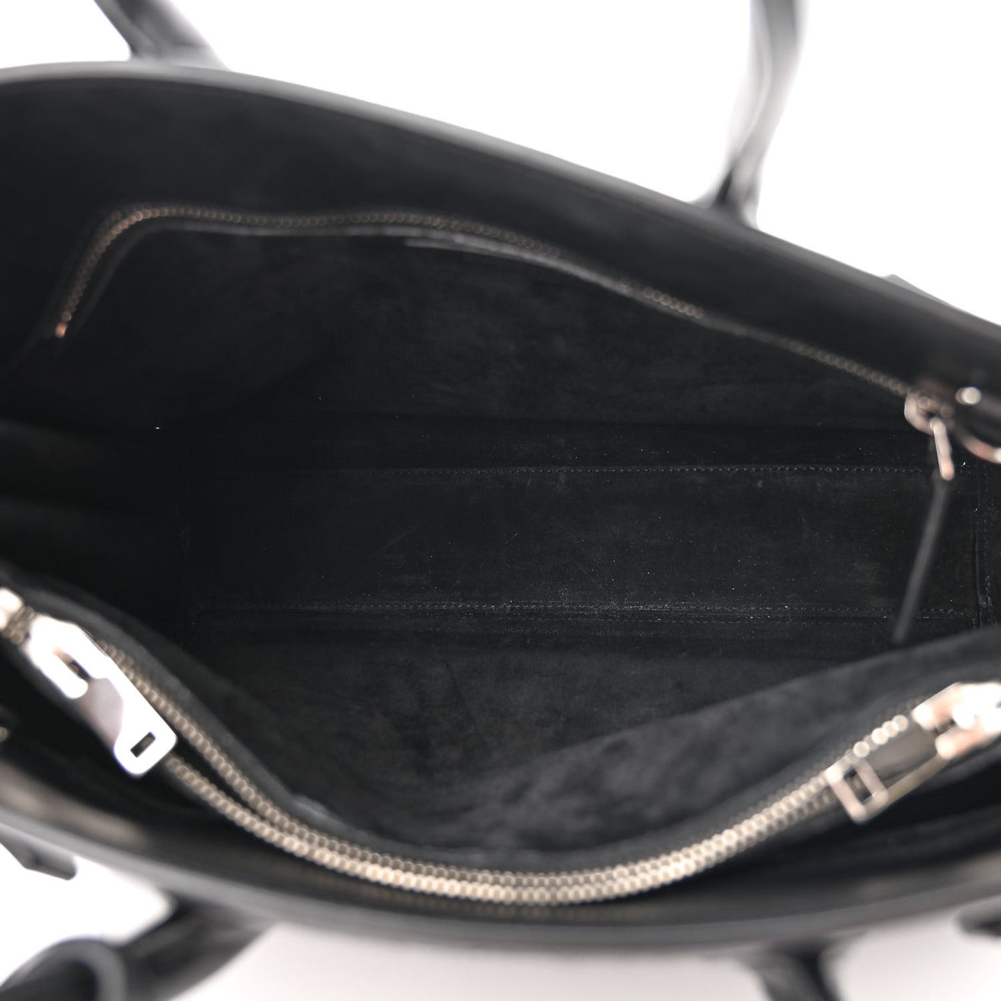 Python Calfskin Embossed Small Sac de Jour Black