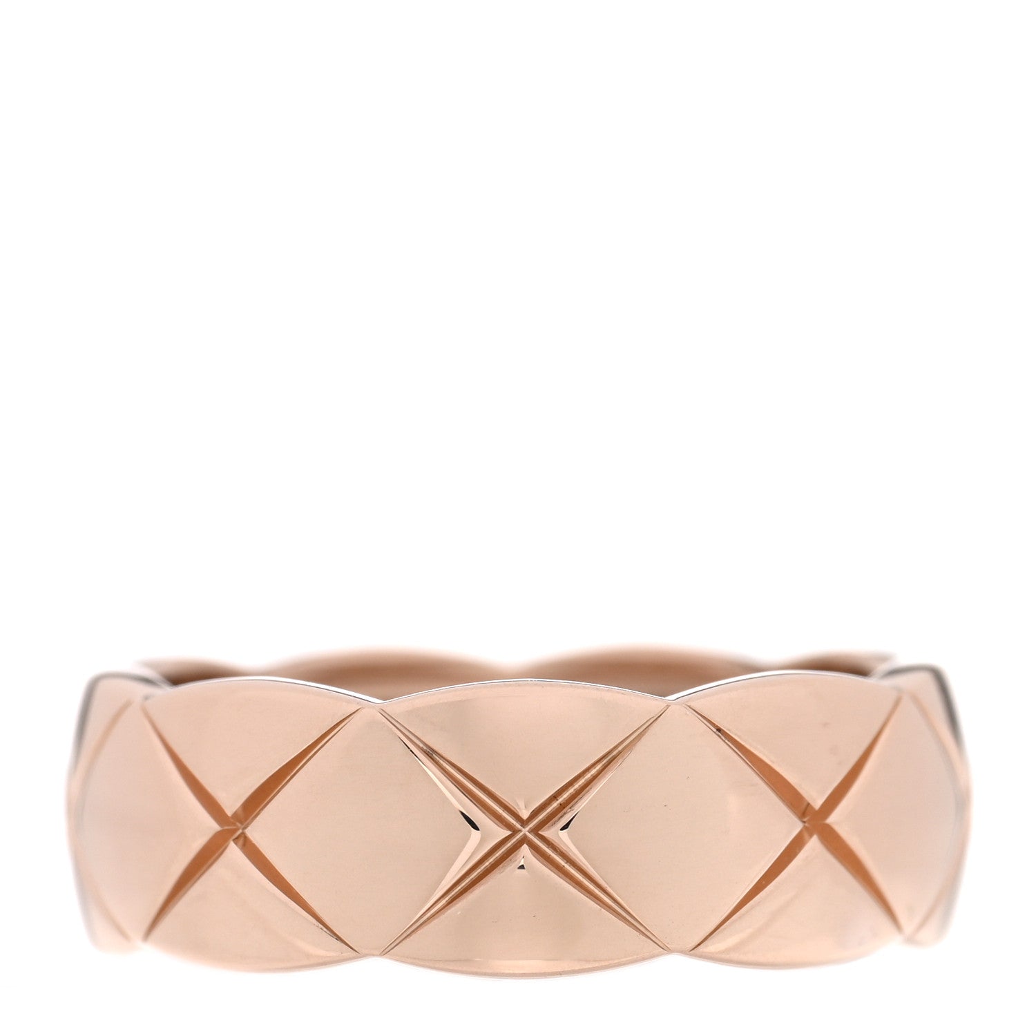 Chanel 18K Beige Gold Small Coco Crush Ring 53 6.5 3 of 5