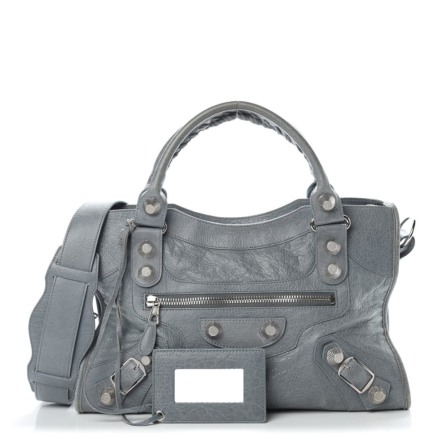 Balenciaga Agneau Giant 21 Silver Hardware City Ardoise 1 of 17