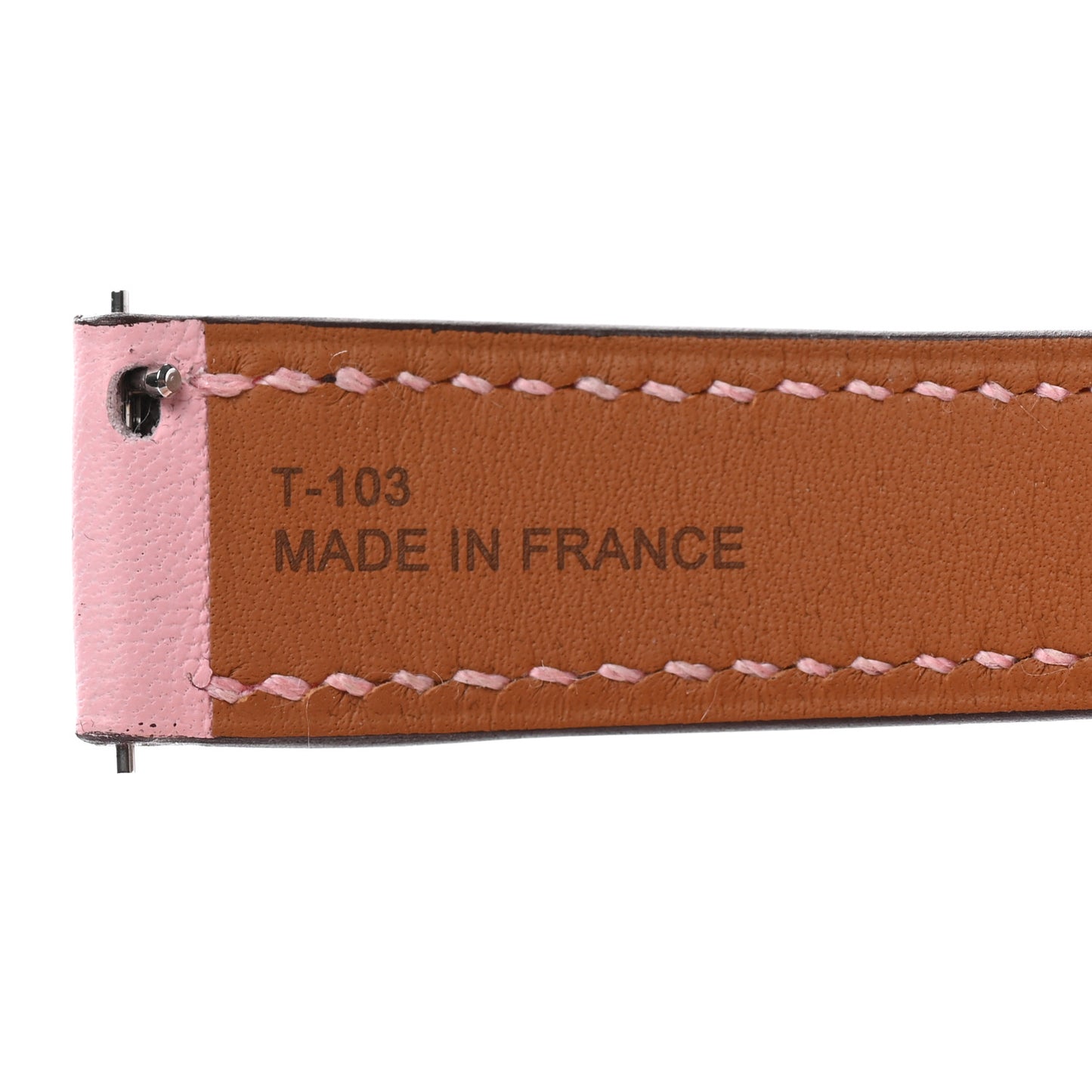 Chevre Mysore Heure H Hour Watch MM Strap Rose Sakura