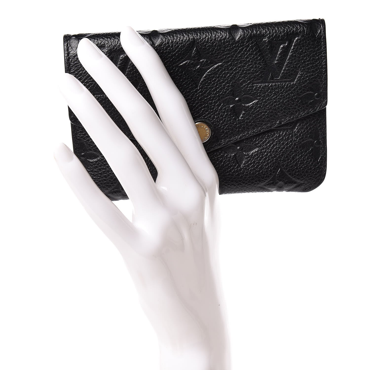Louis Vuitton Empreinte Key Pouch Black 2 of 8