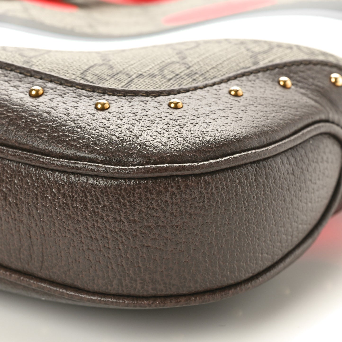 GG Supreme Monogram Web Geometric Small Jackie 1961 Beige Multicolor Brown Sugar