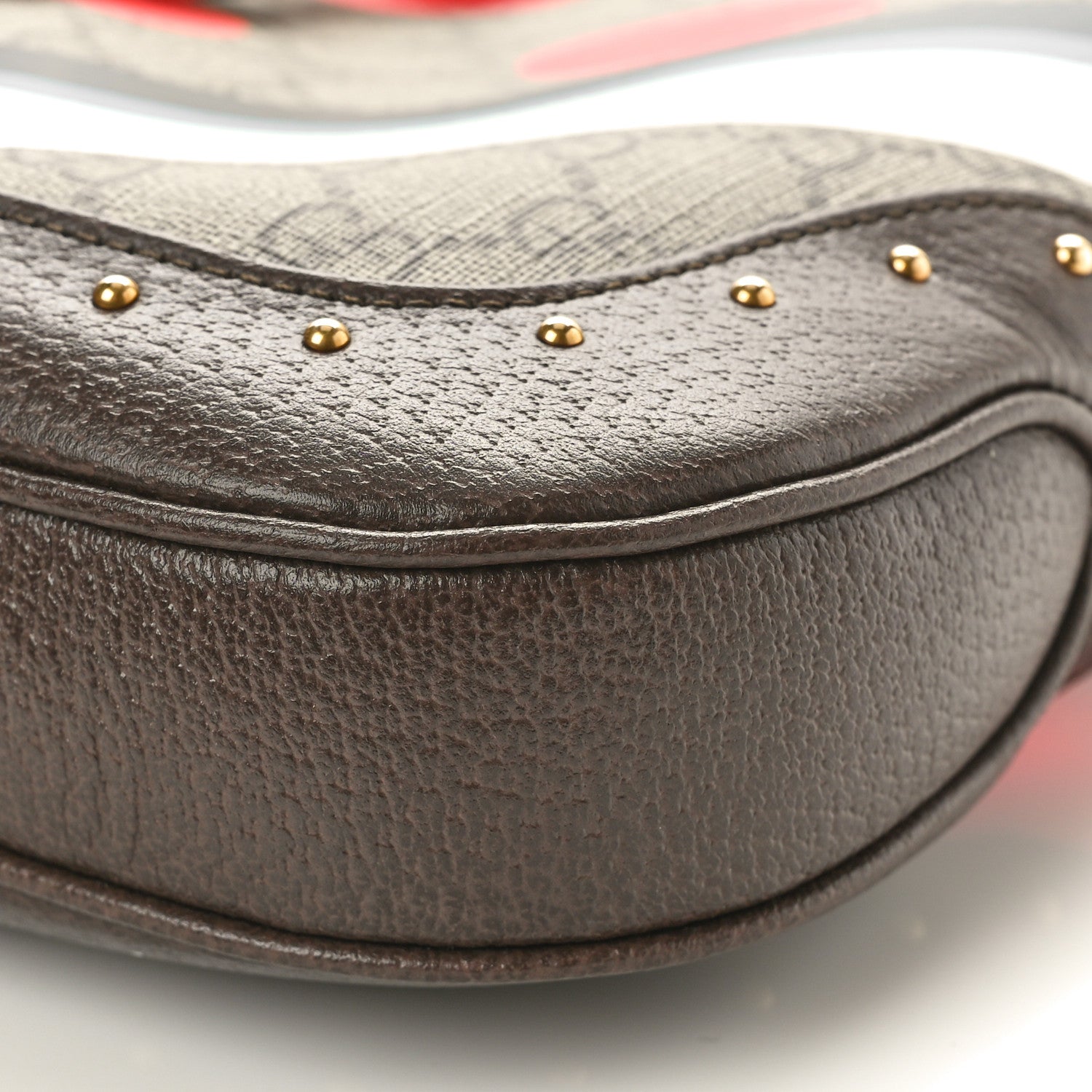 Gucci GG Supreme Monogram Web Geometric Small Jackie 1961 Beige Multicolor Brown Sugar 10 of 10
