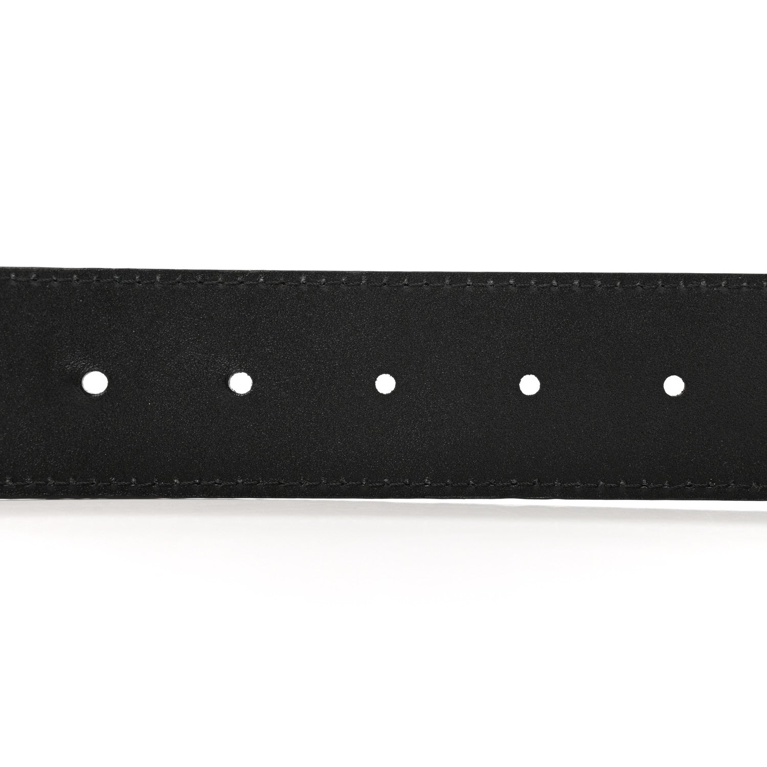 Louis Vuitton Calfskin 40mm LV Initiales Reversible Belt 85 34 Dark Brown Black 85 34 Black 4 of 9