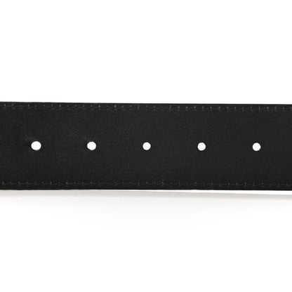 Louis Vuitton Calfskin 40mm LV Initiales Reversible Belt 85 34 Dark Brown Black 85 34 Black 4 of 9