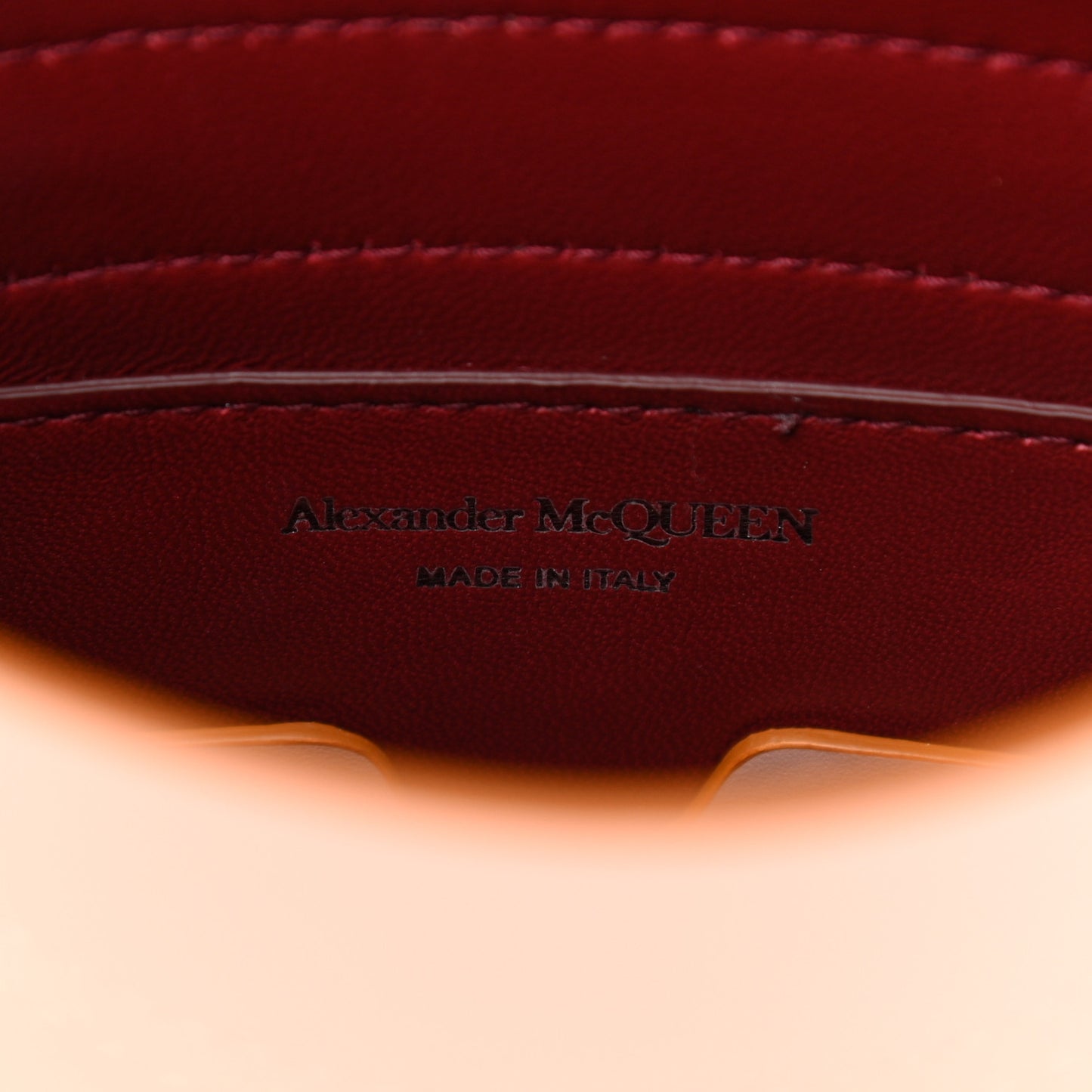 Calfskin Mini Curve Bucket Bag Nude