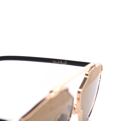 Christian Dior Studded So Real Sunglasses Gold 6 of 9