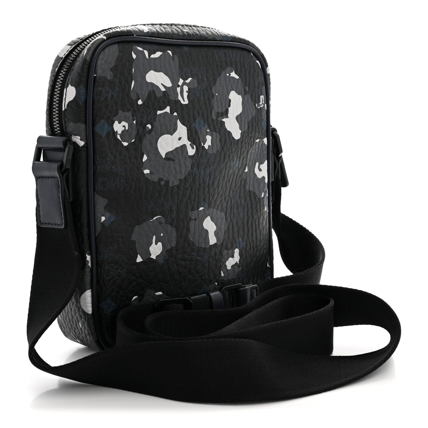 Visetos Camouflage Crossbody Bag Black Blue