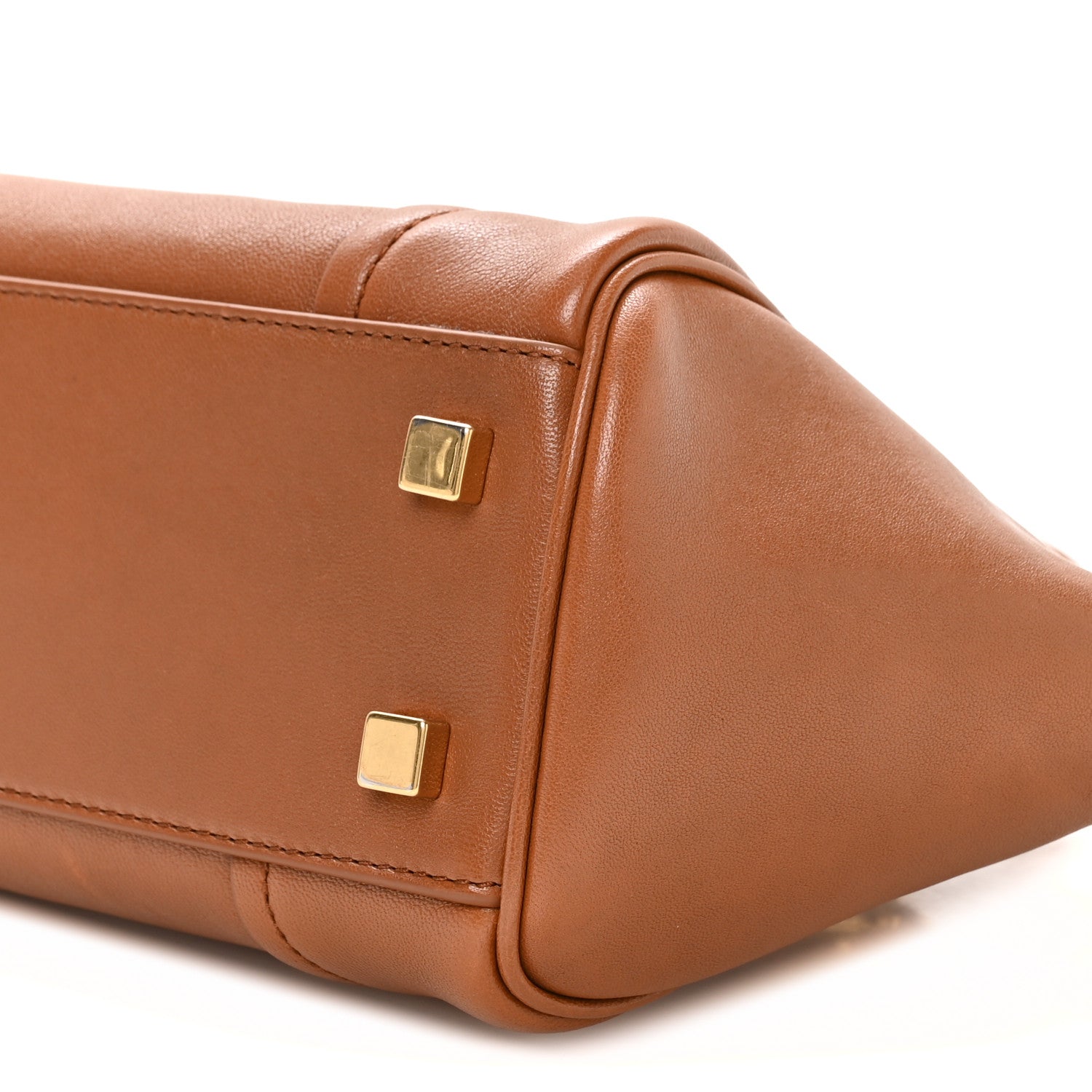 Celine Supple Shiny Lambskin Little New Luggage Soft Tan 9 of 10