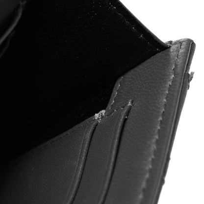 Saint Laurent Lambskin Quilted Monogram Gaby Small Envelope Wallet Fog 11 of 15