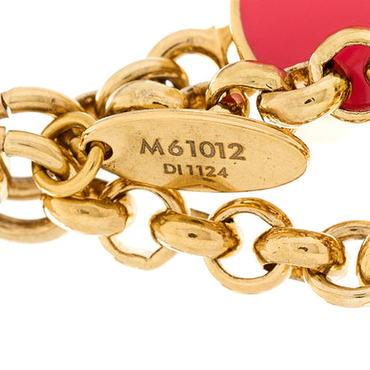 Louis Vuitton Fleur De Monogram Bag Charm Pink 4 of 6