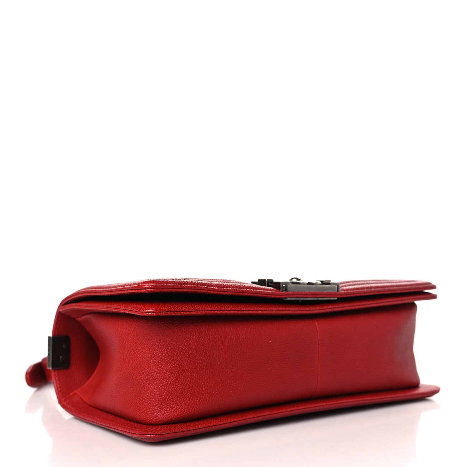 Chanel Caviar Quilted Medium Boy Flap Red 4 of 9