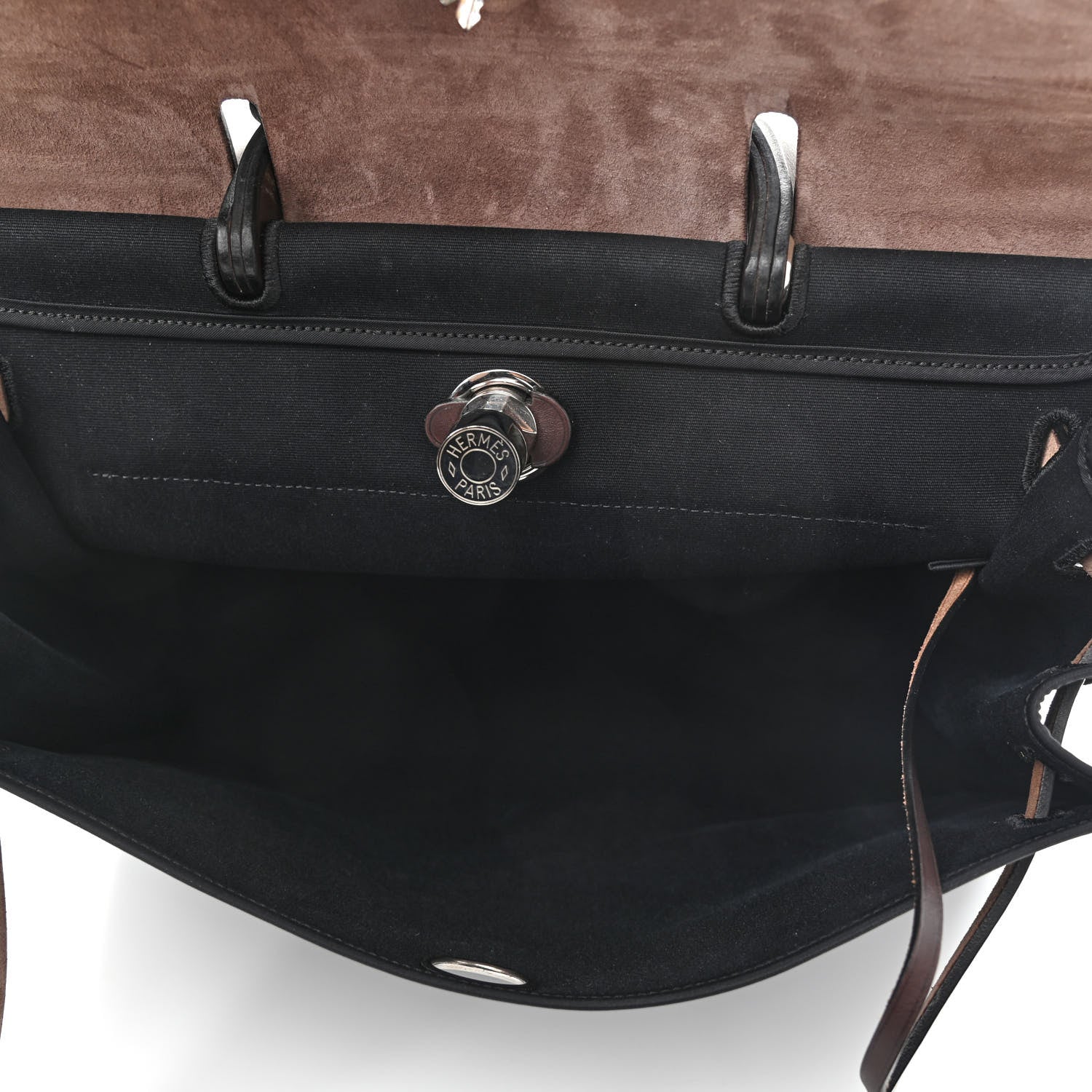 Hermes Toile Vache Hunter Herbag Zip 39 MM Black Ebene 6 of 12