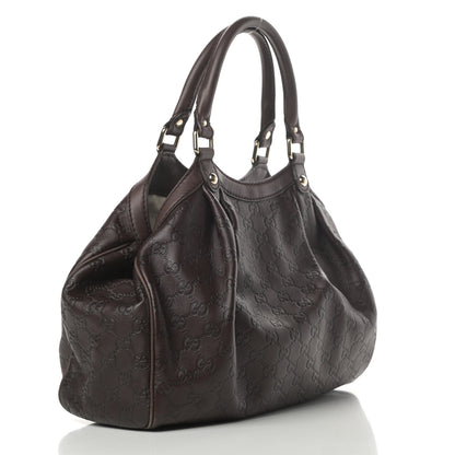 Gucci Guccissima Medium Sukey Tote Chocolate 3 of 17