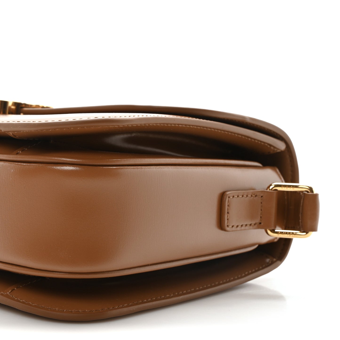 Shiny Calfskin Medium Triomphe Bronze
