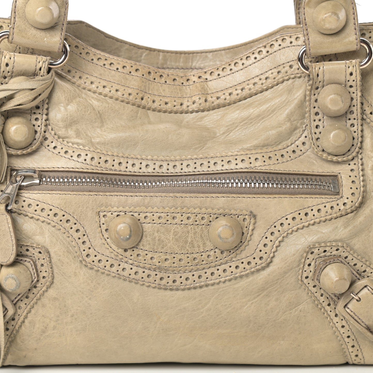 Agneau Giant Brogues Hardware City Praline