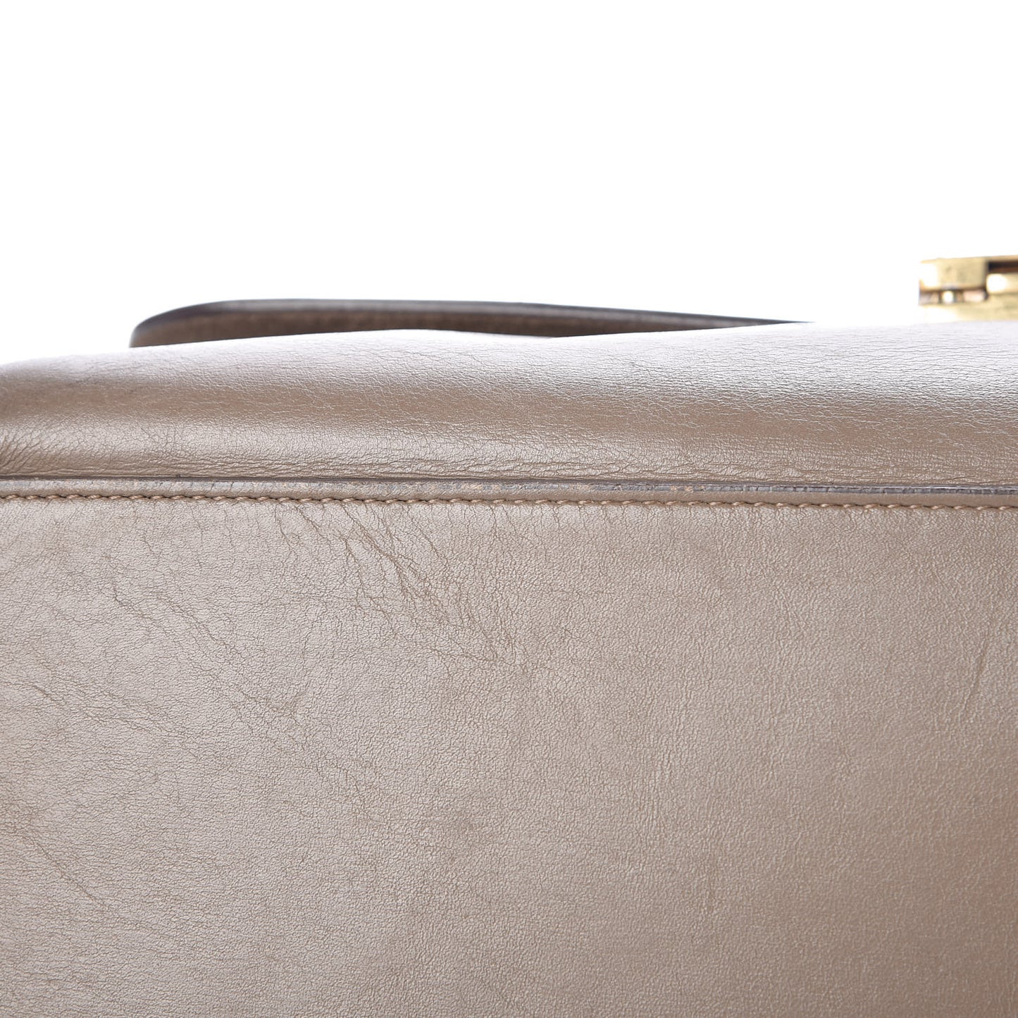 Smooth Calfskin Medium Trapeze Taupe