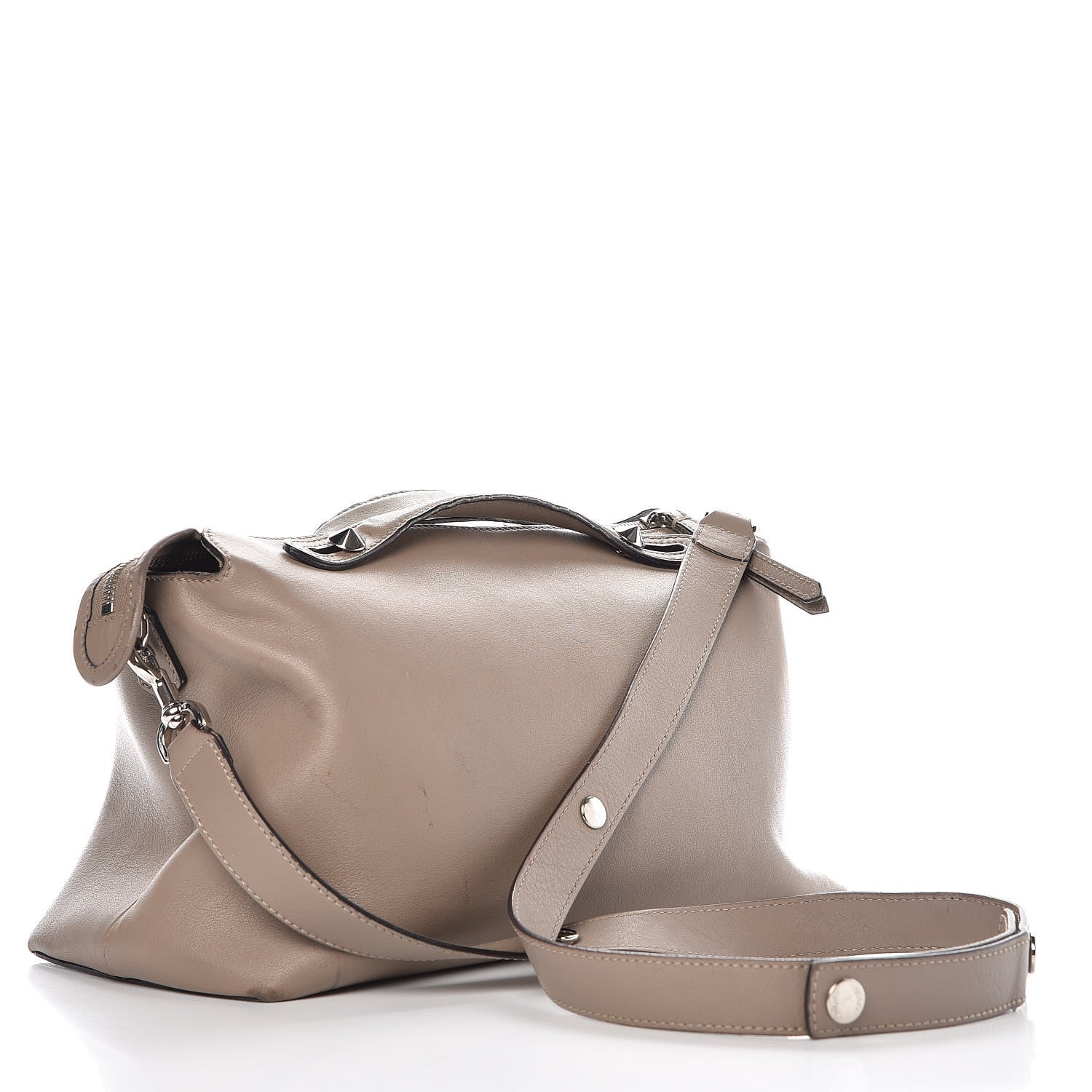 Fendi Vitello Dolce Large By The Way Boston Bag Tortora 3 of 28