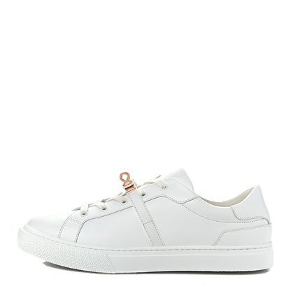 Hermes Calfskin Day Sneakers 41 White 1 of 9