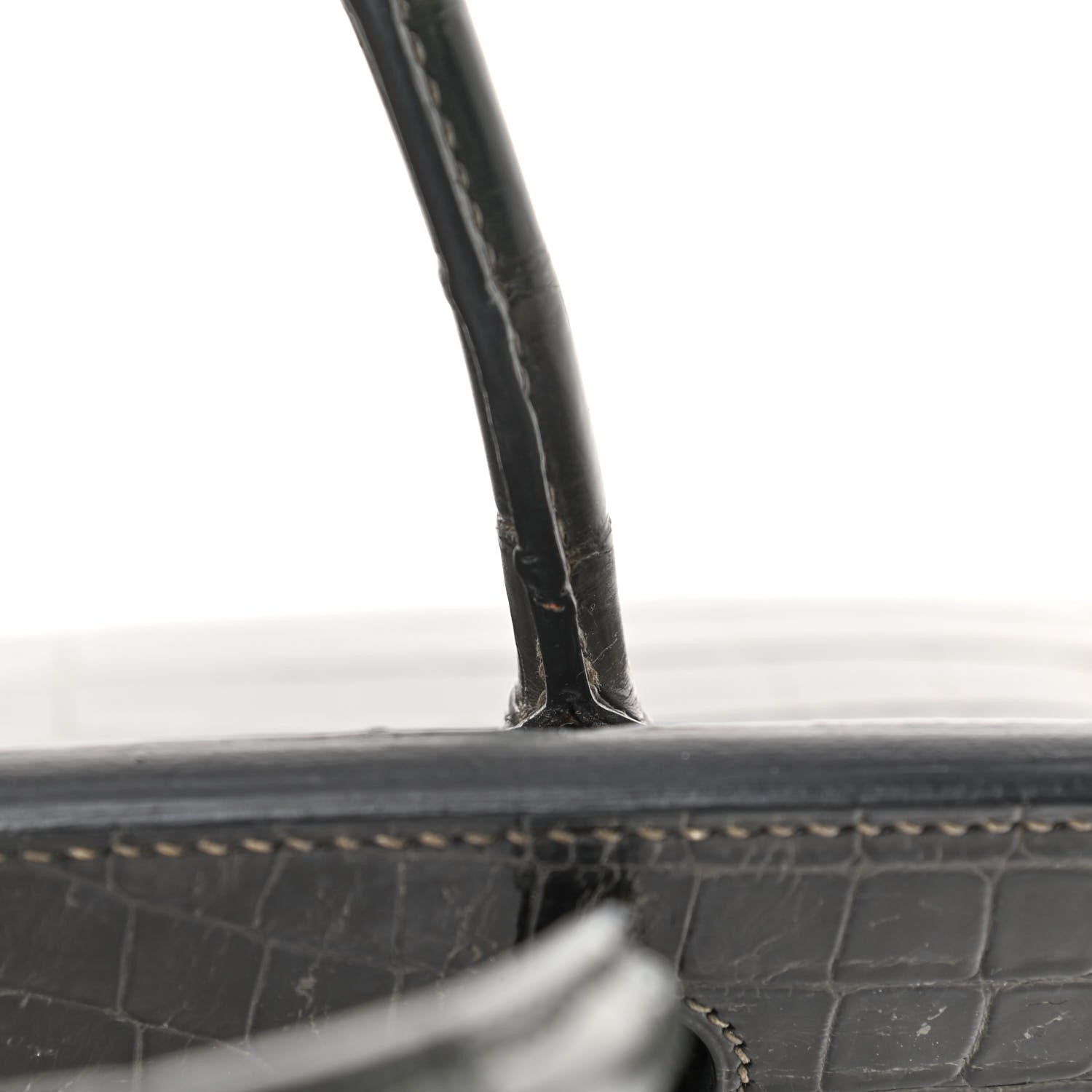 Hermes Shiny Niloticus Crocodile Birkin 30 Graphite 17 of 18