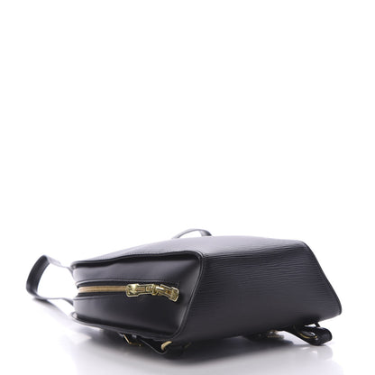 Louis Vuitton Epi Mabillon Backpack Black 3 of 9