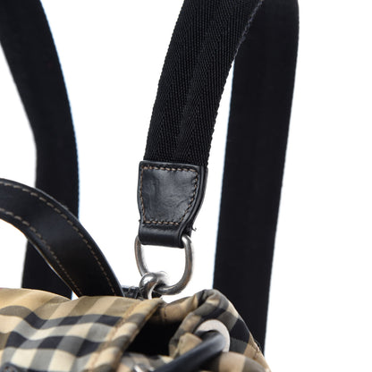 Burberry Nylon Vintage Check Small Rucksack Backpack Antique Yellow 8 of 13