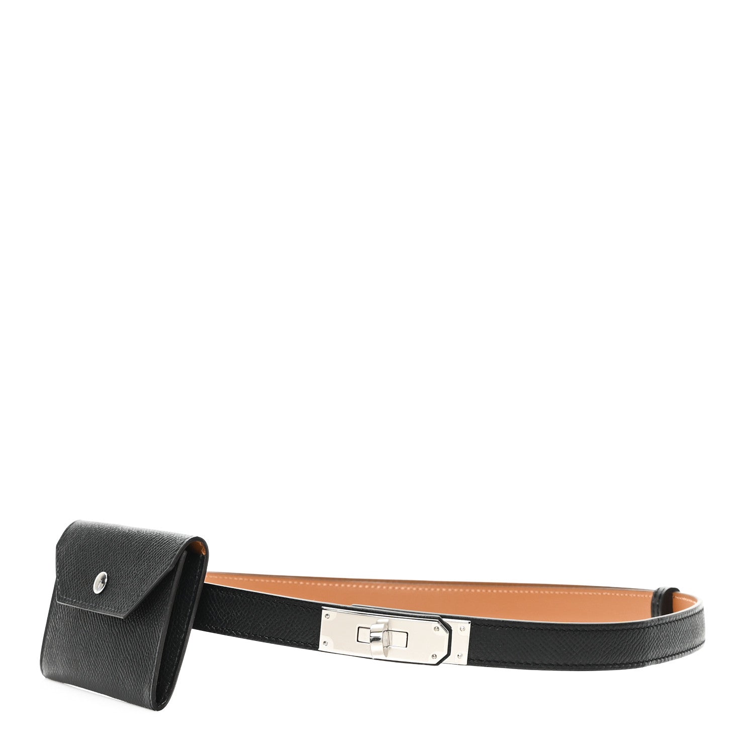 Hermes Epsom Kelly Pocket Belt Black 1 of 5
