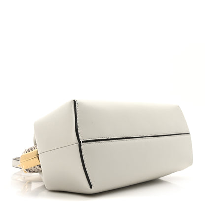 Fendi Shiny Nappa Snakeskin Small Fendi First White Roccia 4 of 10
