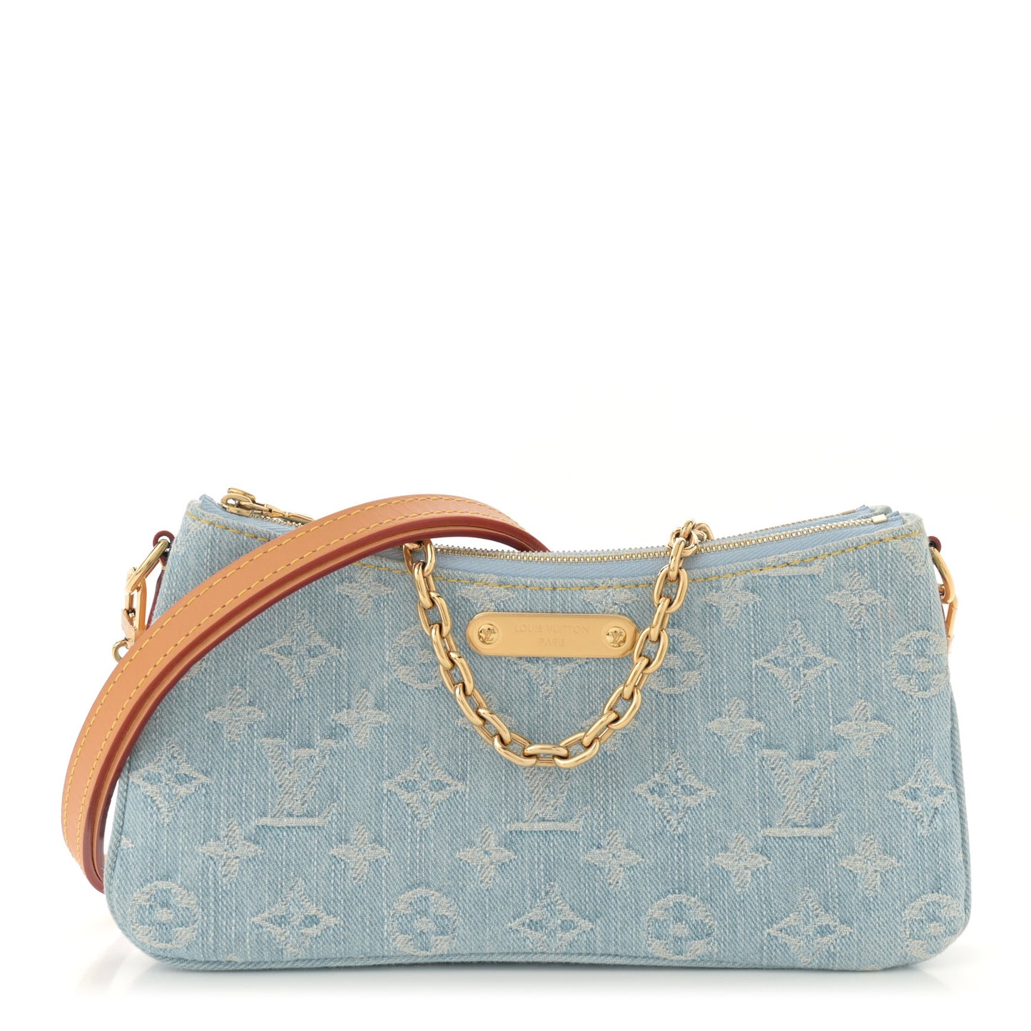Monogram Denim Liv Pochette Sky Blue