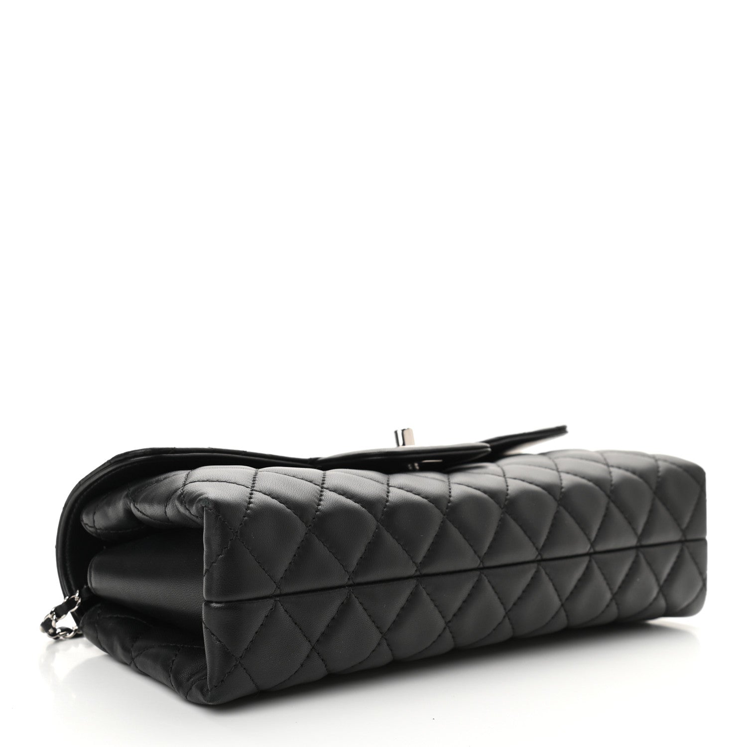 Chanel Lambskin Quilted By 4 Flap Crossbody Black 4 of 10