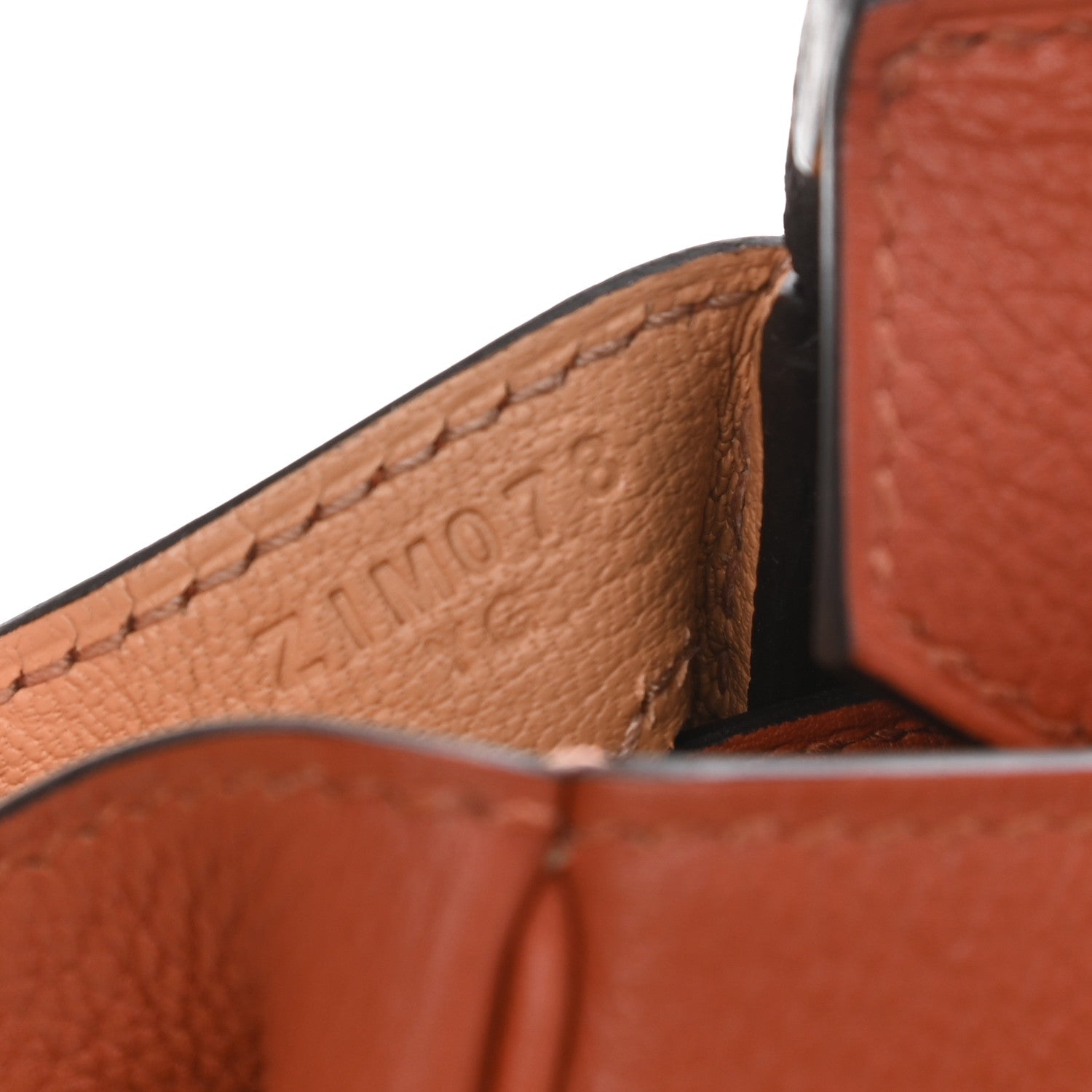 Hermes Taurillon Novillo Verso Birkin 25 Terre Battue Sesame 7 of 11